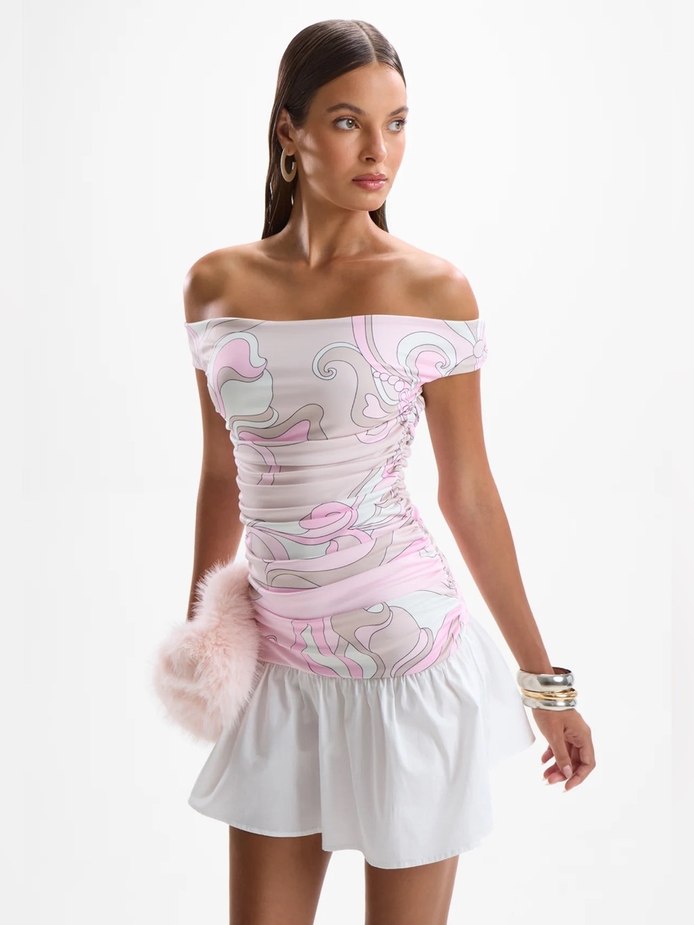 CIN CIN SOPHIA MINI DRESS - DECO PINK